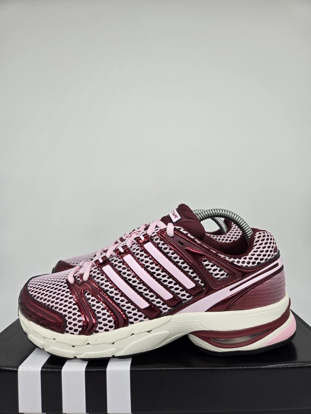 adidas Women's Adistar Control 5 KI4175 Clear Pink Shadow Red Shoes Size 7.5